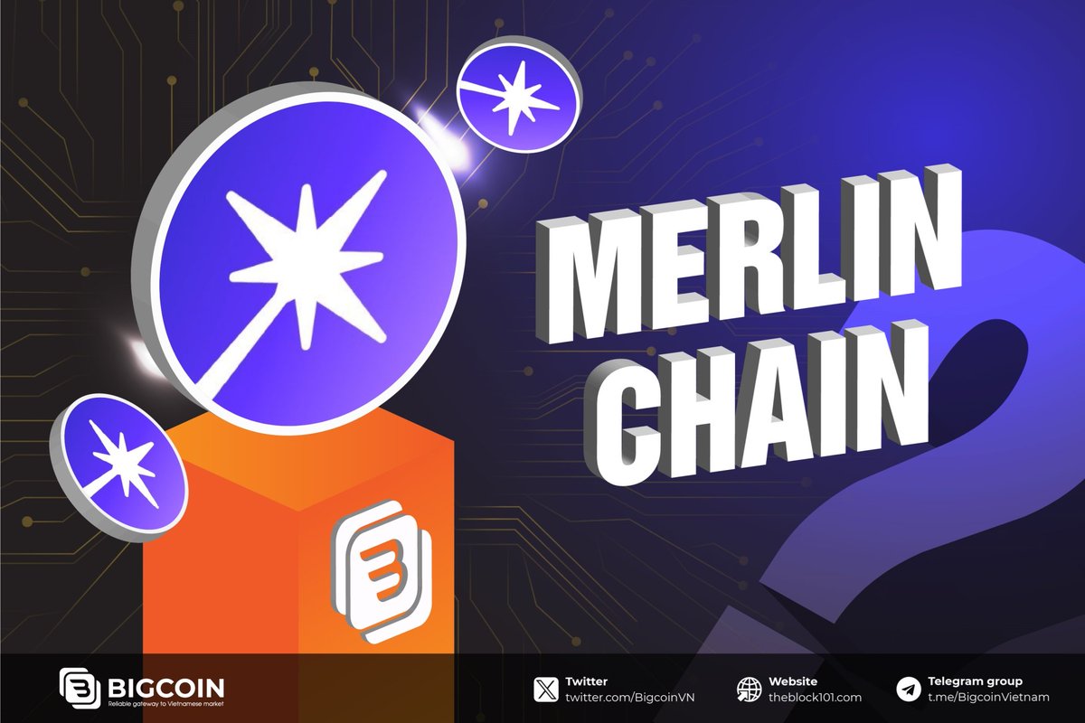 ✅#OKX thông báo niêm yết Merlin Chain (#MERL) Merlin Chain là một dự án giải pháp mở rộng Layer 2 thuộc hệ sinh thái Bitcoin cung cấp giải pháp mở rộng quy mô riêng tích hợp mạng ZK-Rollup. ✅#Merlin Chain cam kết cho các lần ra mắt công bằng và sự đổi mới