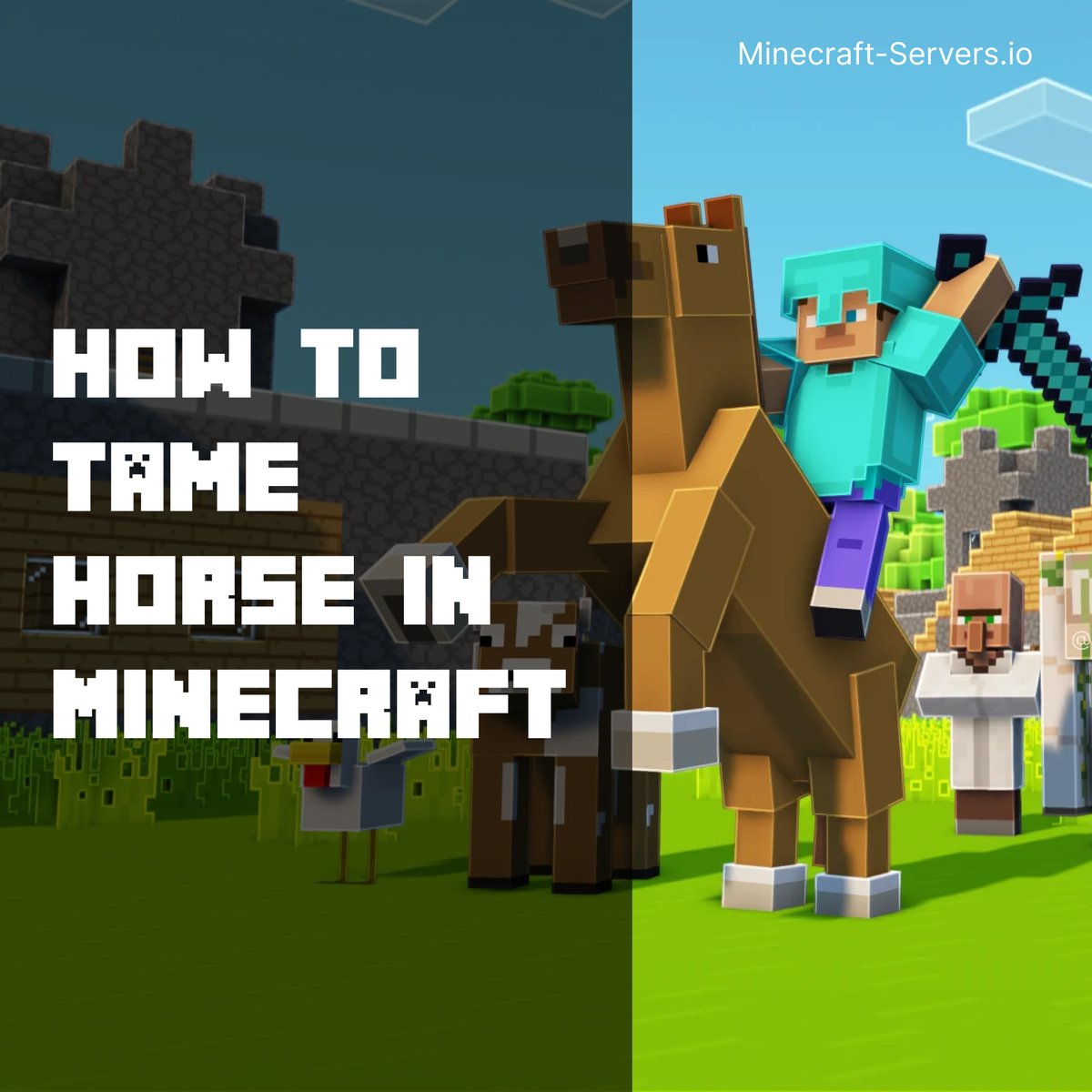 🐴🌟 Mastering Horse Taming in Minecraft 🌟🐴

#GamingCommunity #MinecraftTips #ExploreAndServe #Minecraft #GamingTips #HorseTaming