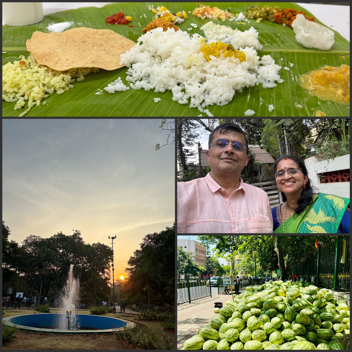Short stay in Bengaluru, one of my favorite cities. Time spent well - meeting relatives, family events, good food, books, walks and more…