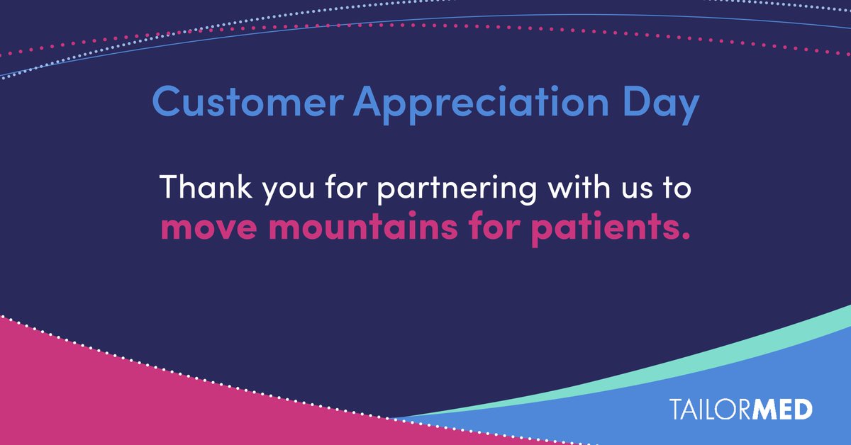 It’s #CustomerAppreciationDay. Today and all year long, we’re so grateful to our dedicated clients for all they do to help patients afford the care they need. Together, we are #movingmountainsforpatients. 🌄 #patientaccess