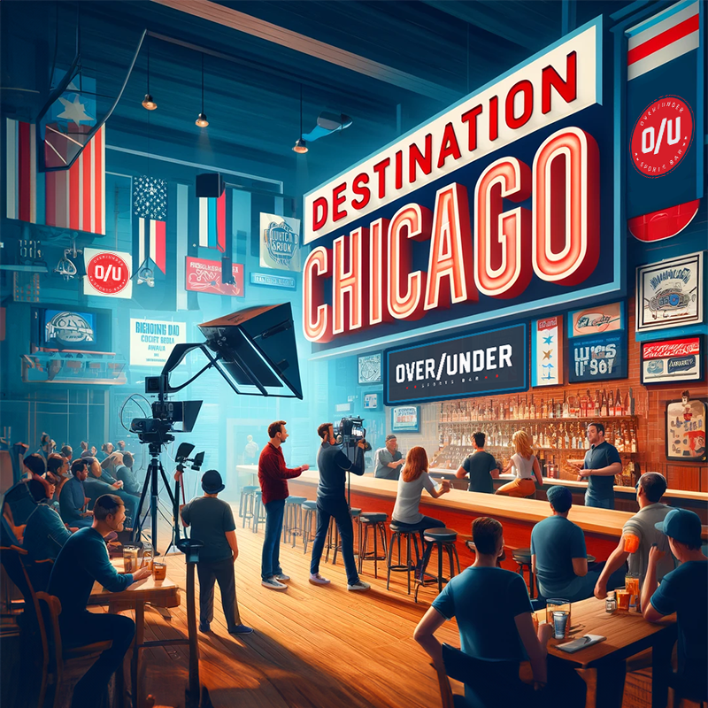"DESTINATION CHICAGO" IS FILMING
AT OVER/UNDER TODAY!

We're celebrating with a FREE HAPPY HOUR- Apps, Big Beers, Big Mixers from 4-6 PM. Come down, join the fun and see how the magic is made.

RESERVATIONS ARE REQUIRED, click here to save your spot: exploretock.com/overunder-spor…