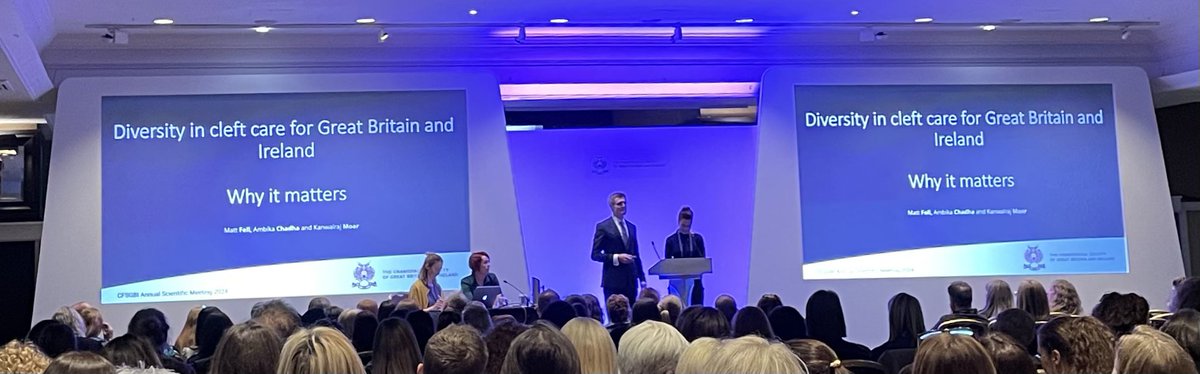 @AmbikaChadha and <a href="/Fell_Surg/">Matt Fell</a> discuss the importance of #diversity in #cleftcare