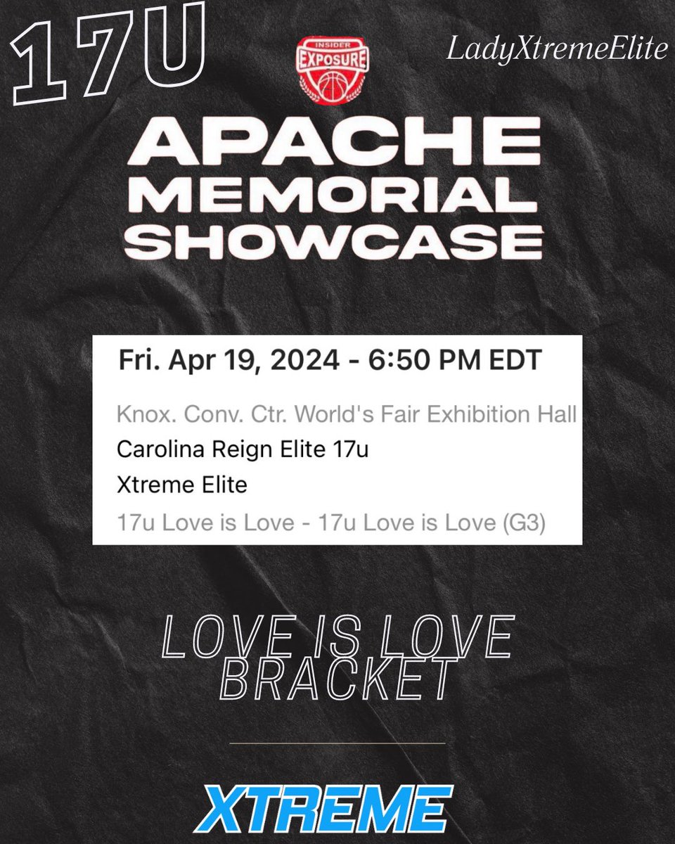 Live Period!!

17U Bracket: Love is Love.

📍Knoxville, TN. 

<a href="/CoachUnderwood3/">Jacob Underwood</a>