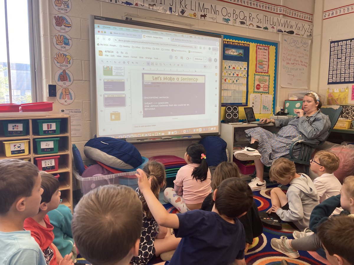 Michele Maurer (@tuckahoeap) on Twitter photo First graders at <a href="/TuckahoeSchool/">Tuckahoe Elementary School</a> are working hard on writing complete sentences every day and their hard work is showing! #TuckahoeRocks First graders at <a href="/TuckahoeSchool/">Tuckahoe Elementary School</a> are working hard on writing complete sentences every day and their hard work is showing! #TuckahoeRocks