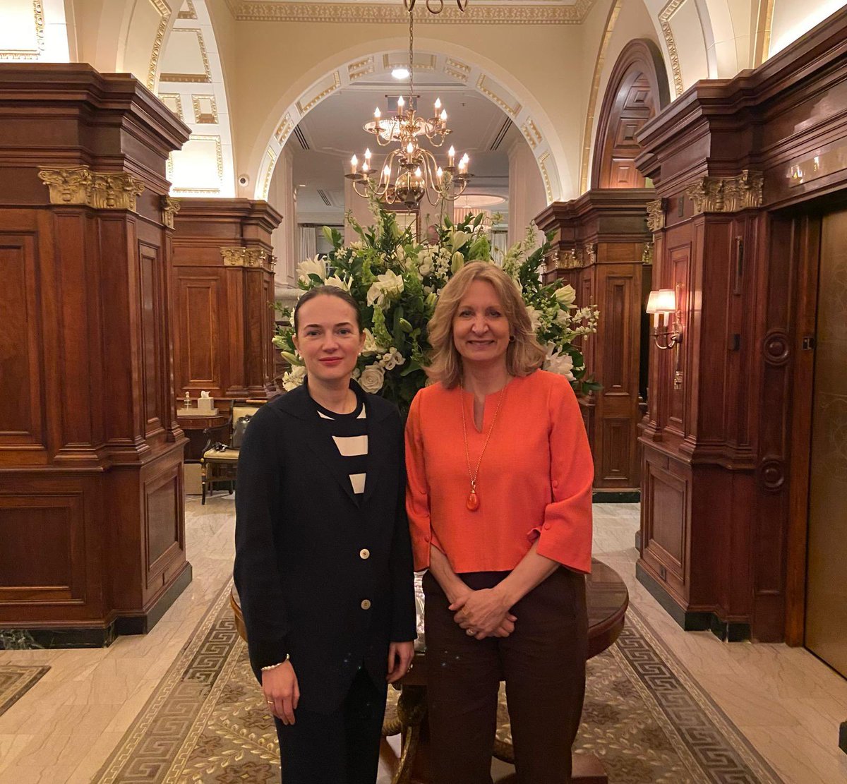 I had the pleasure of sharing a meal with the remarkable Oleksandra Matviichuk @avalaina. We remain inspired by the courage and resilience of advocates for human rights within Ukraine who are also promoting justice in connection with Russia’s war of aggression.