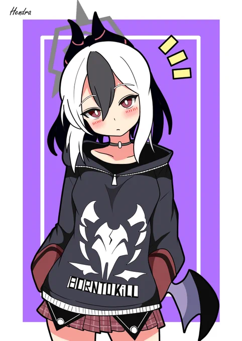 #ブルアカカヨコです。顔怖いのに優しすぎるそのギャップにびっくりして泣いてしまった 