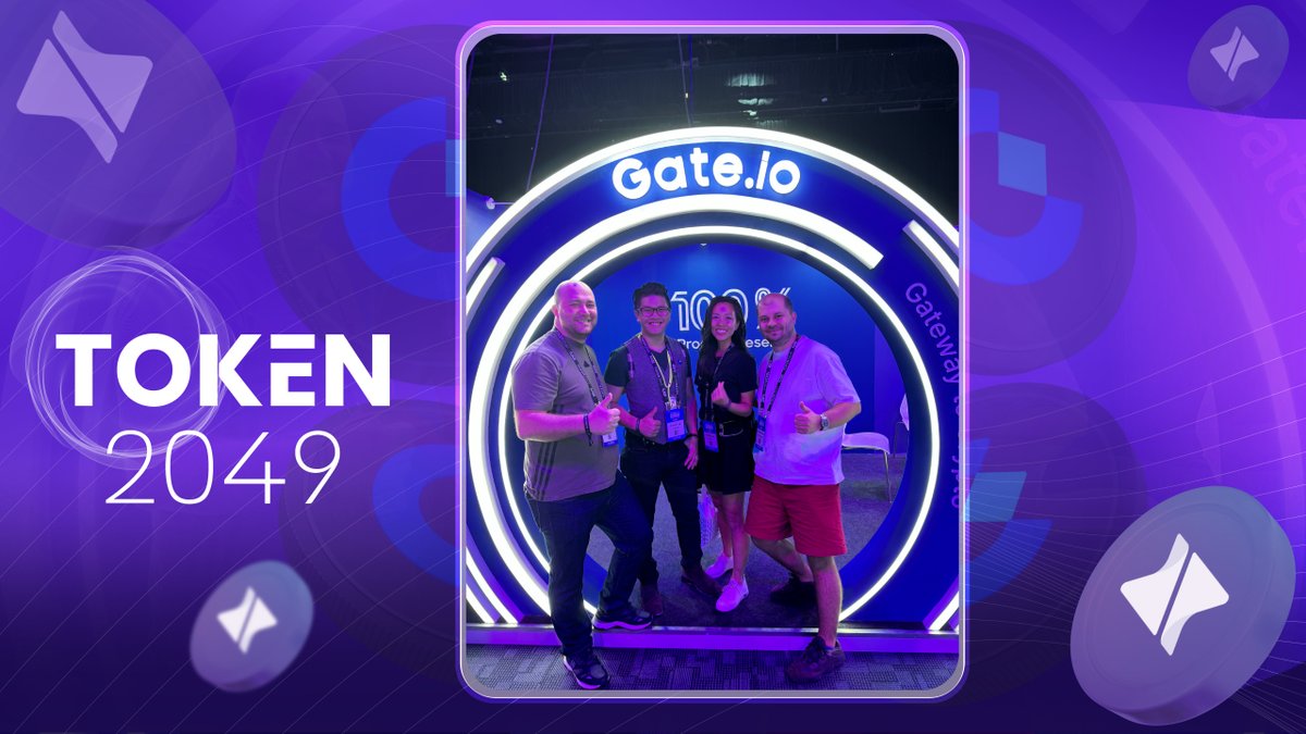 Happy to meet our partners from @gate_io at the #Token2049 event! 🌟 Don't forget that #DYP is available on Gate Exchange, providing more accessibility and opportunities for our community. Exciting times ahead as we continue to expand the reach.