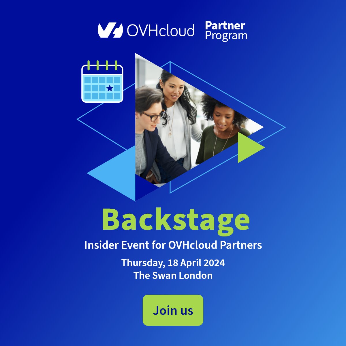 It's almost time for our annual exclusive channel Partner event, Backstage UK at The Swan 🦢 on Bankside today from 5pm! We're looking forward to seeing you there for an evening of tech, networking and shaping the strategies of #VARs and #MSPs through 2024. #OVHcloud #Cloud