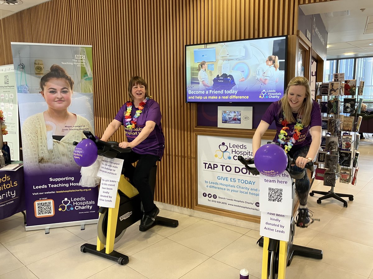 144 miles cycled and £694 raised for @LeedsAdult_TS ! 🤩 Huge thank you to everyone who donated and a big well done to all those who took part 💜 Donate below to send ' Leeds Adult Team' to the Transplant Games! : justgiving.com/campaign/btgad…