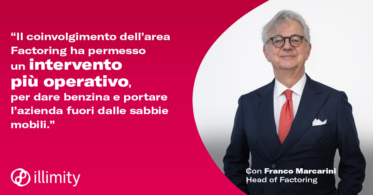 In un'intervista al @Corriere, Franco Marcarini, nostro Head of #Factoring, e Carlo Bassano, CFO di @OlioDanteSpA, hanno raccontato il ruolo chiave di #illimity nel rilancio della società.​ tinyurl.com/3huv6hrw ​ #PMI