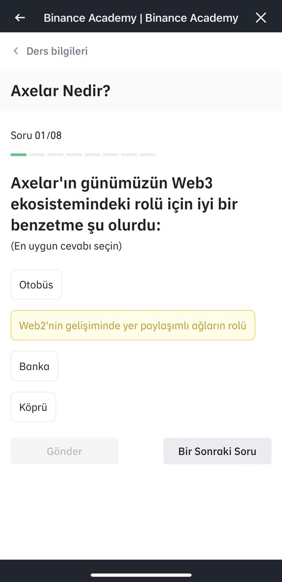 SpotScalperS's tweet photo. Dostlar #Binance yeni Öğren&amp;Kazan testi gelmiş
#Axelar   Quiz cevapları ekte bıraktım.
#Gateio ve #Htx borsalarında da var indirim linkler yararlanabilirsinz

Gateio

https://t.co/WszatTNdlo

HTX

https://t.co/nPGbt2KV2r

#Bitcoin $btc #Kripto #blz #oax #syn #bnx #dock #vib #coin https://t.co/YinfvXLjsL