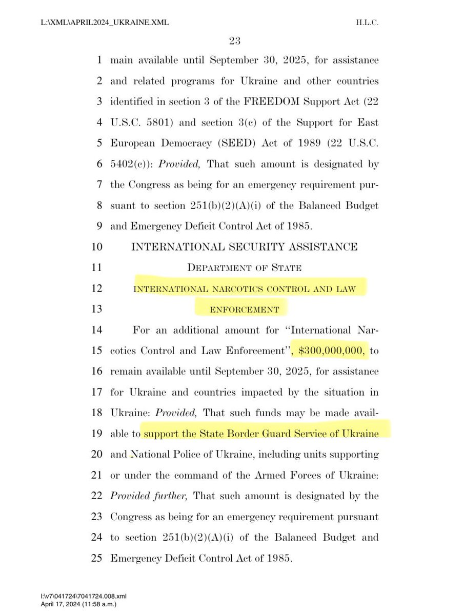 The Uniparty’s America Last bill gives $300,000,000 to Ukraine’s State Border Guard Service while our nation is being invaded by millions of illegals.

Indefensible.