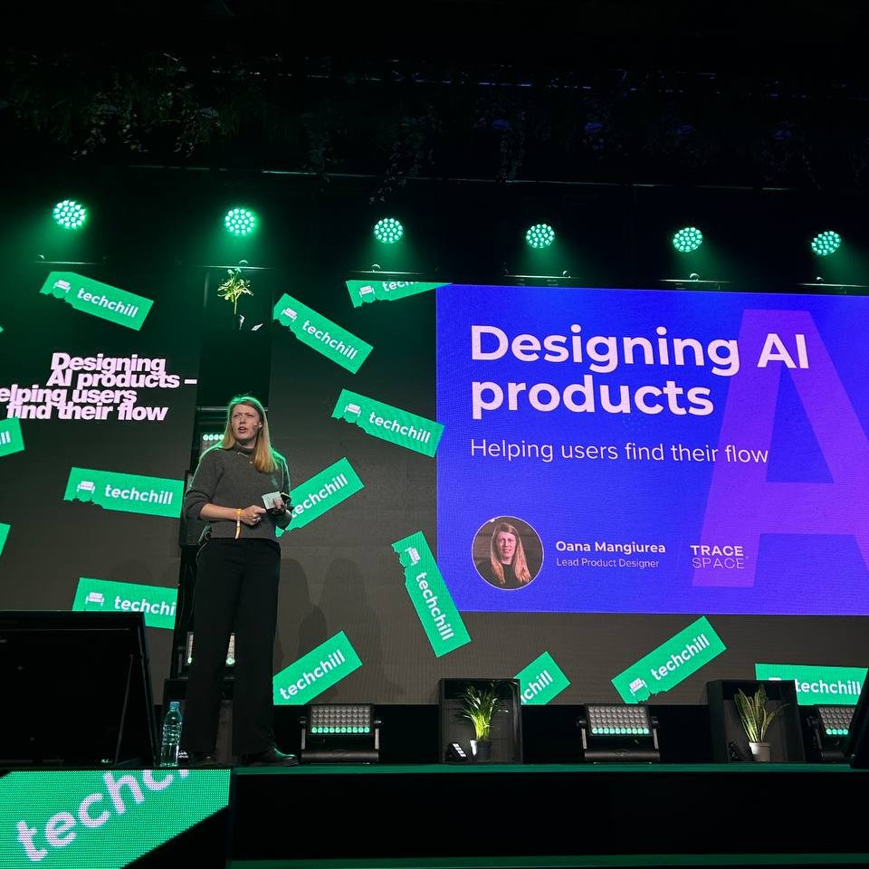 TechChill's tweet photo. "AI doesn't replace engineers, it complements them!"👩‍💻🤖

@Caelea the Lead Product Designer at @tracedotspace https://t.co/JMtyfEugRS