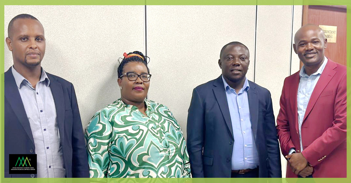 AfricanAGs's tweet photo. During the ongoing 4th East African Congress of Accountants in Kigali-Rwanda, Mrs. Malehlolohonolo Mahase, Chairperson and Mr. Fredrick Riaga, CEO of AAAG, paid a courtesy call on Mr. Marcel Mukeshimana, Accountant General of Rwanda and his deputy Mr. Evode Munyaneza.
#EACOA2024 https://t.co/0THvhRIUWP