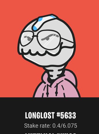 RepBandito's tweet image. If anyone would be willing to trade a #quirkling @quirkiesnft for this #lostie @LongLostNFT to onboard each other, let me know.

This #skelegang pulls .4 a day with some good traits.