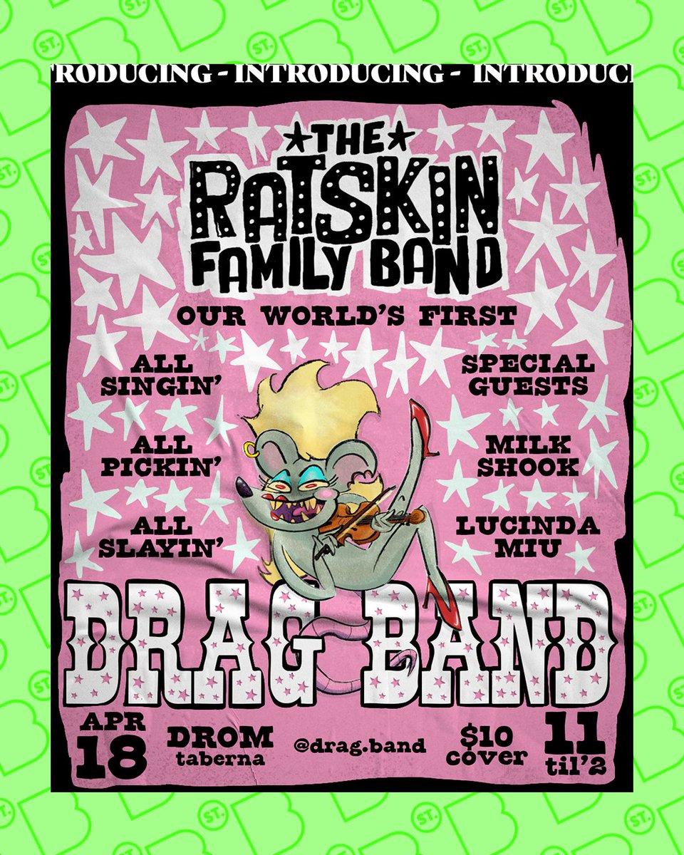 ARTIST SPOTLIGHT: <a href="/jelly_drag/">Jellatin Drag</a>
⁠
Jelly is a Toronto’s drag superfreak, a trans girl dyke-on known for her absurdist comedy and campy looks,  and is a founding member of the Ratskin family band. Head to our instagram for our exclusive with her!
⁠
#DragQueen #Toronto #DragShow