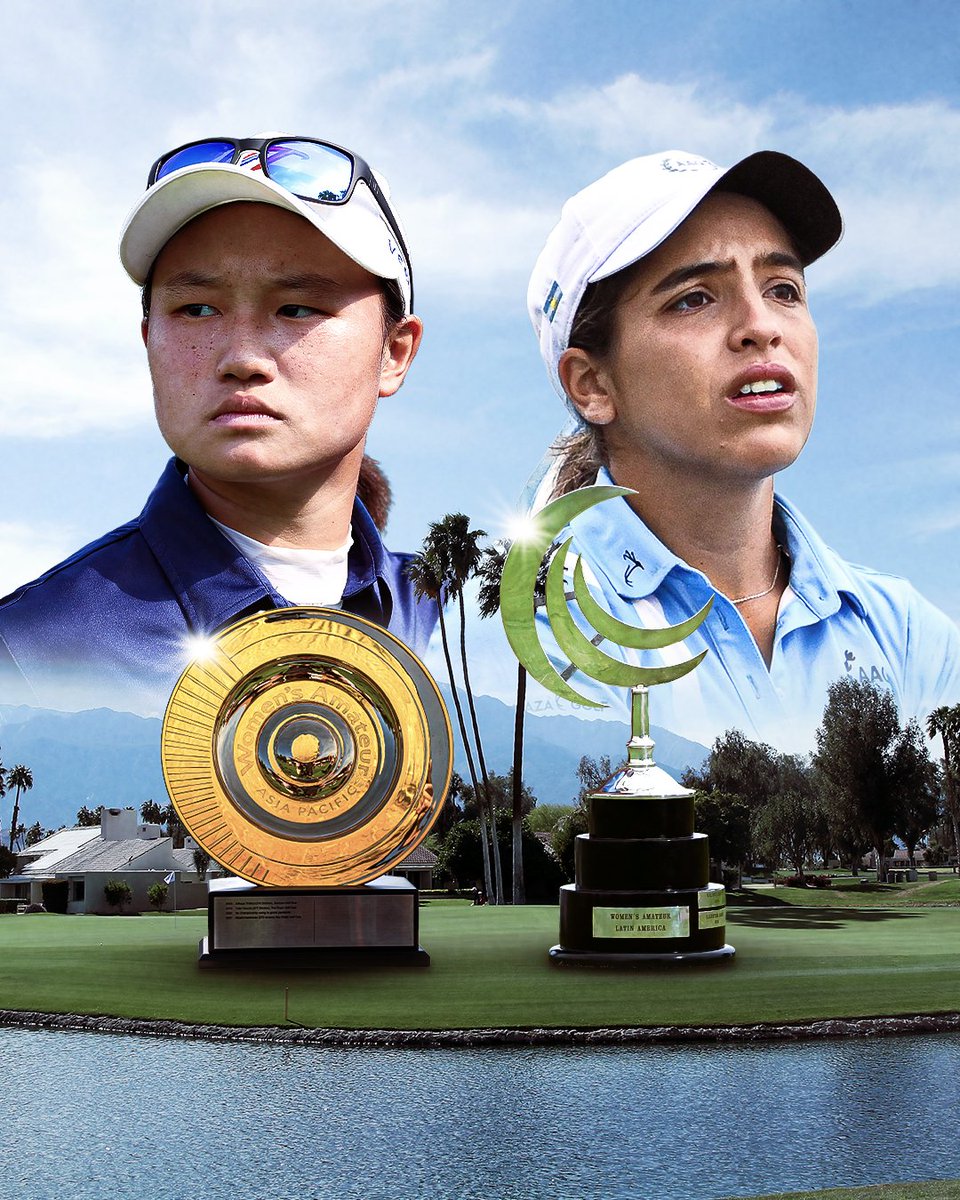 Our @WAAPGolf Champion, Chun-Wei Wu and @WalaGolf Champion, Ela Anacona are in @Chevron_Golf field this week 🏆