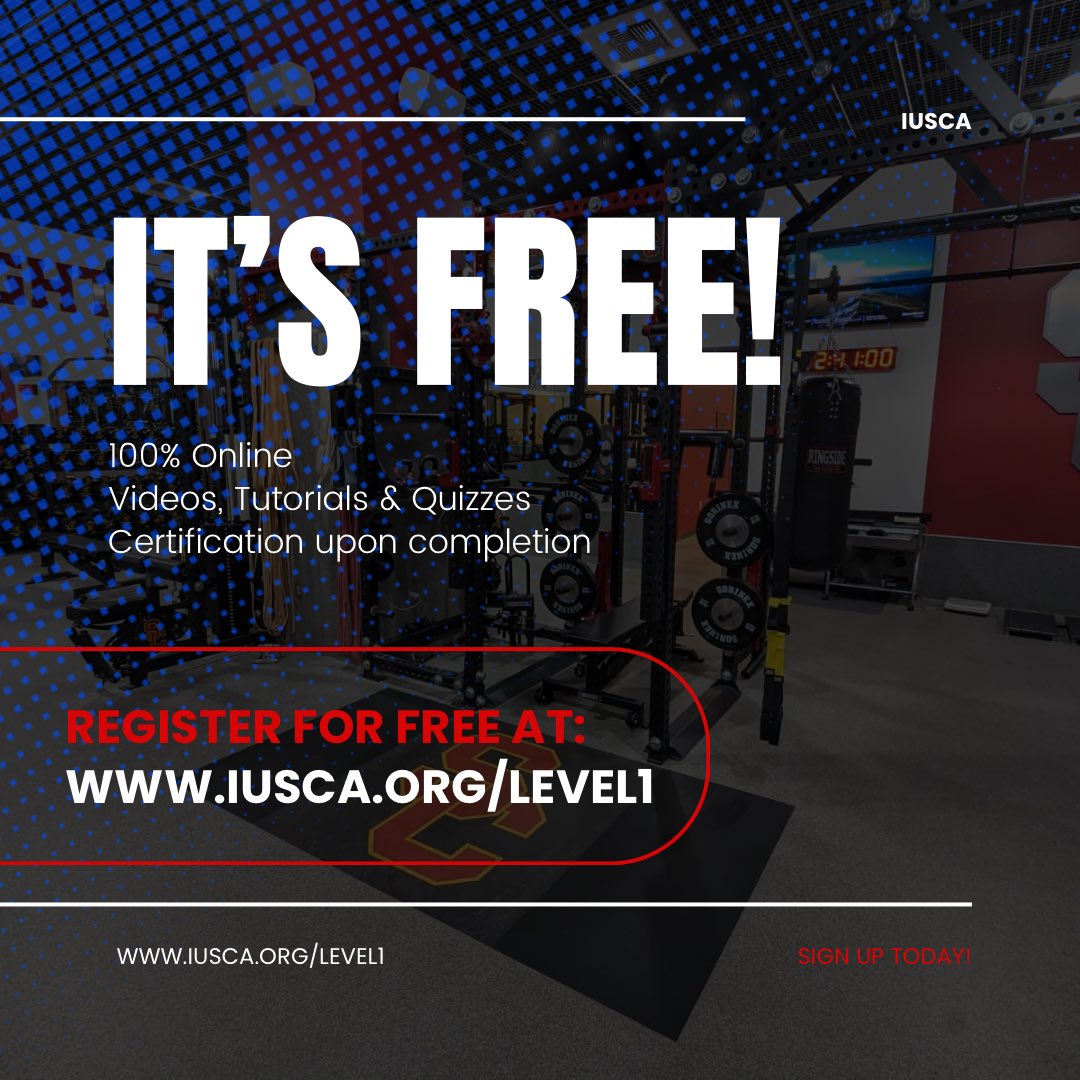 🥁Introducing… IQF Level 1 Certificate in Strength and Conditioning Unlock your potential with our 🆓 On-Demand course! Dive into the fundamentals of strength and conditioning, designed to elevate your game. From sports science to injury prevention, this course has you covered…