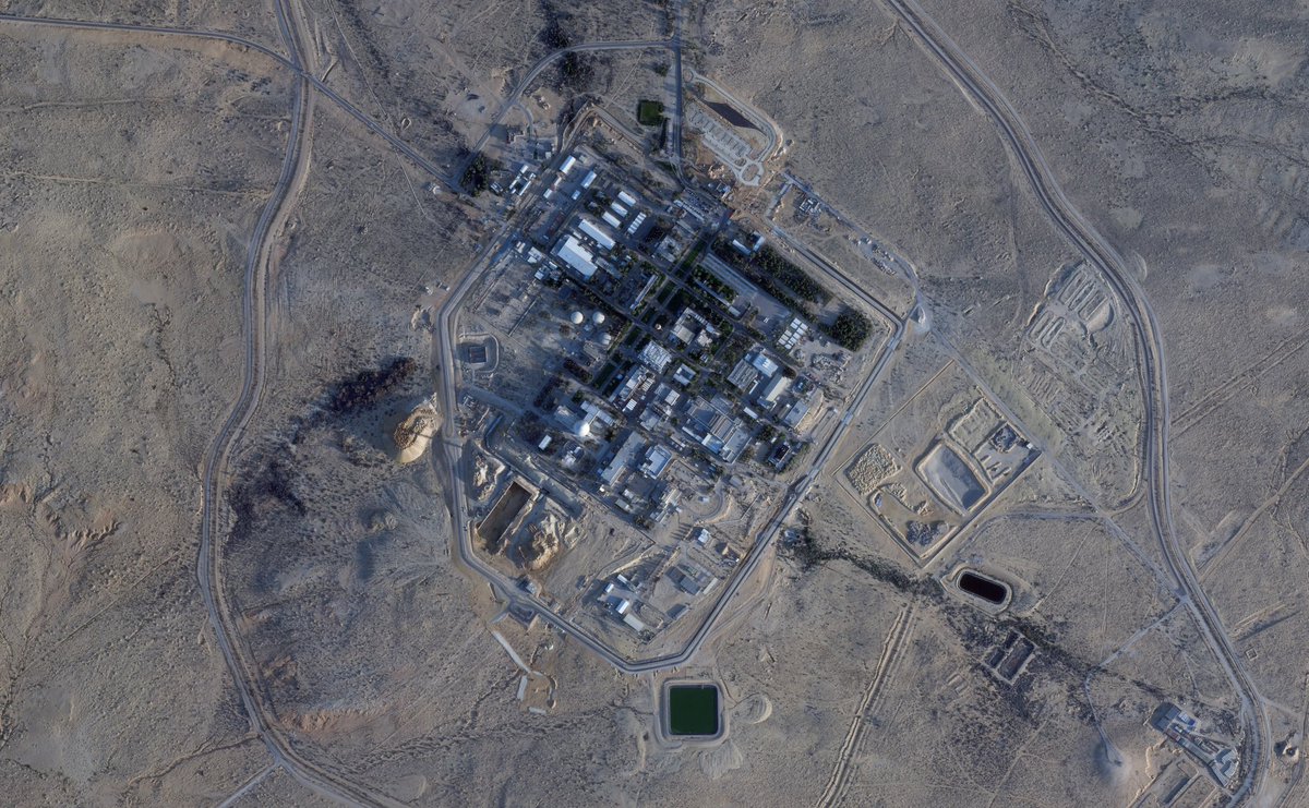 BREAKING: ISRAEL NUCLEAR PLANT DAMAGED BY IRAN ATTACK Satellite imagery show at least one injury within the confines of a nuclear reactor facility in Dimona, with two additional injuries reported nearby. Reports from local Israeli media suggest that the Dimona nuclear complex…