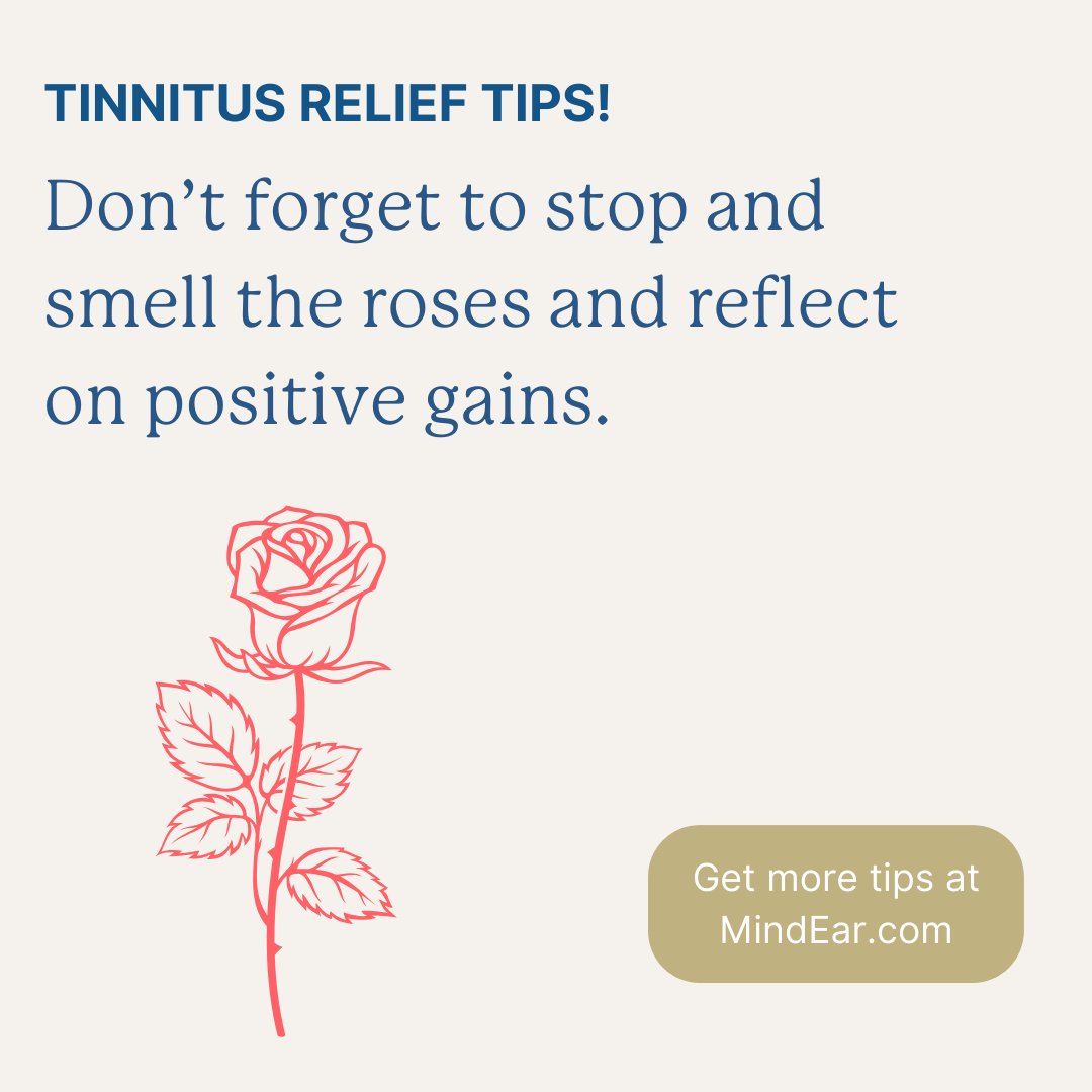 💡MindEar Tinnitus Relief Tips!

🌹Taking a moment to appreciate the small victories in managing tinnitus can be incredibly empowering. 

mindear.com/clinicians

#tinnitus #tinnitusrelief #tinnitushelp #tinnitussupport #tinnitusmanagement #audiology