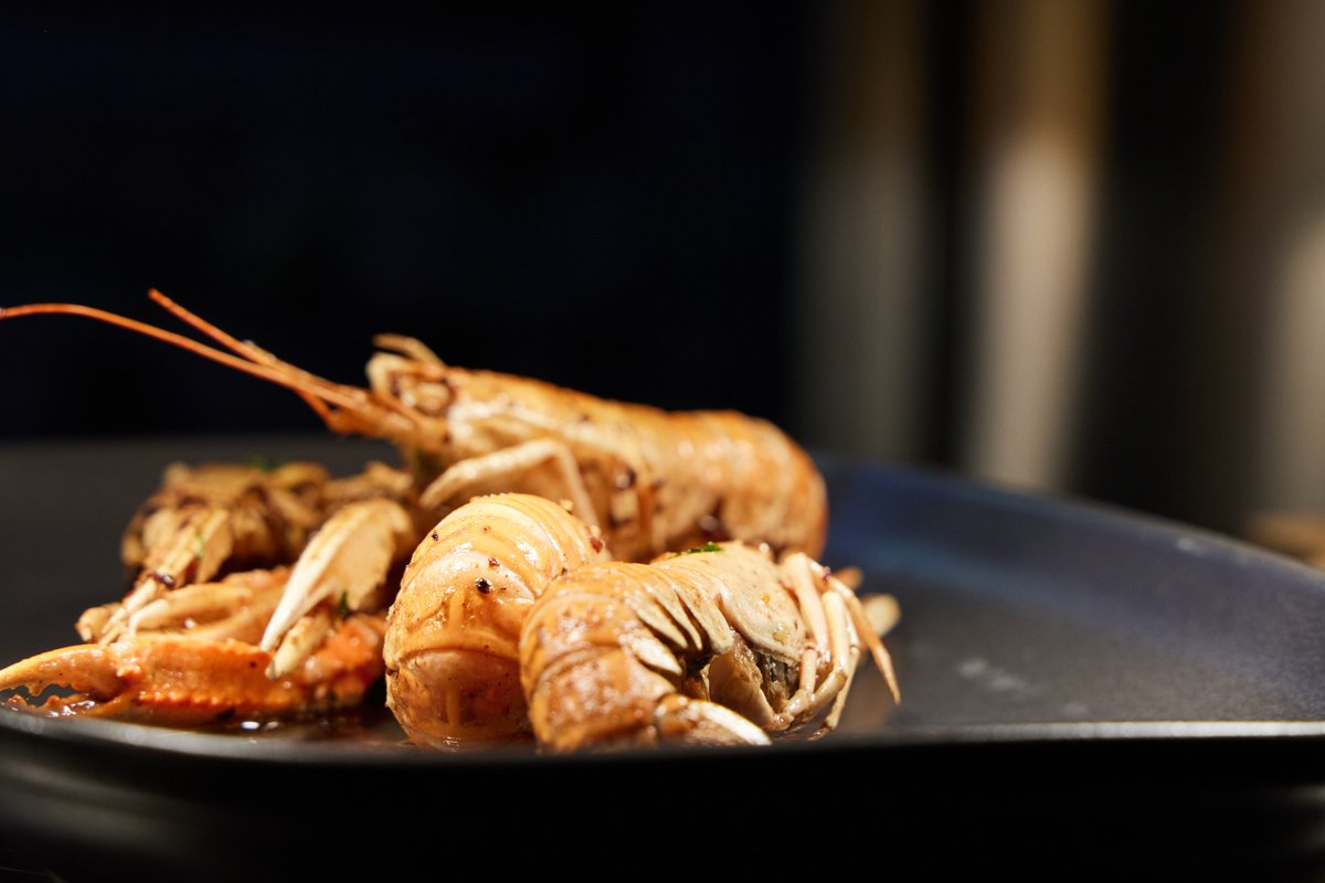 Hopefully, we'll get a rain-free weekend, but in the meantime -  langoustines on-the-pass #langoustines #tapasbar #restaurants #gourmetbistro #franksplace1860 #MakeItYours #wexfordtown