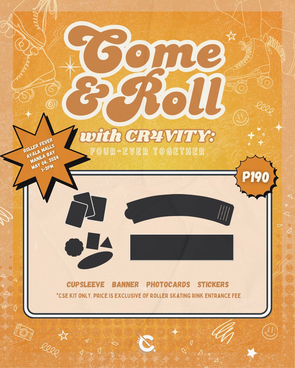 CRVTPhilippines's tweet photo. [EVENT] 

Hey buddy, what you waiting for? 

Come and roll with us on May 04, 2024 for CRAVITY's 4th Anniversary! 🛼

Register below to join us: 
🔗 https://t.co/55JanGHzC4

#ComeAndRoll_with_CR4VITY_FourEverTogether 
#CRVT_PH https://t.co/TvkXwzrW0n
