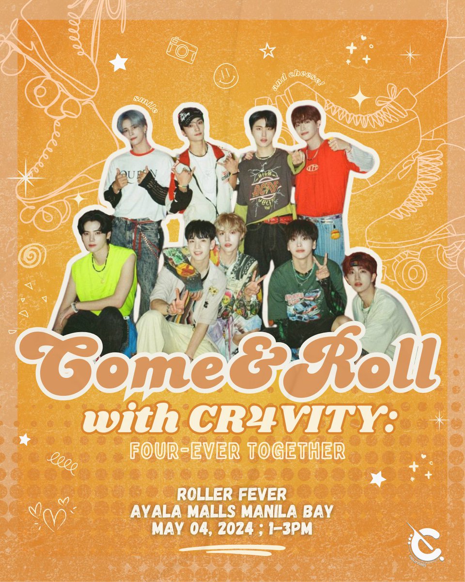 CRVTPhilippines's tweet photo. [EVENT] 

Hey buddy, what you waiting for? 

Come and roll with us on May 04, 2024 for CRAVITY's 4th Anniversary! 🛼

Register below to join us: 
🔗 https://t.co/55JanGHzC4

#ComeAndRoll_with_CR4VITY_FourEverTogether 
#CRVT_PH https://t.co/TvkXwzrW0n
