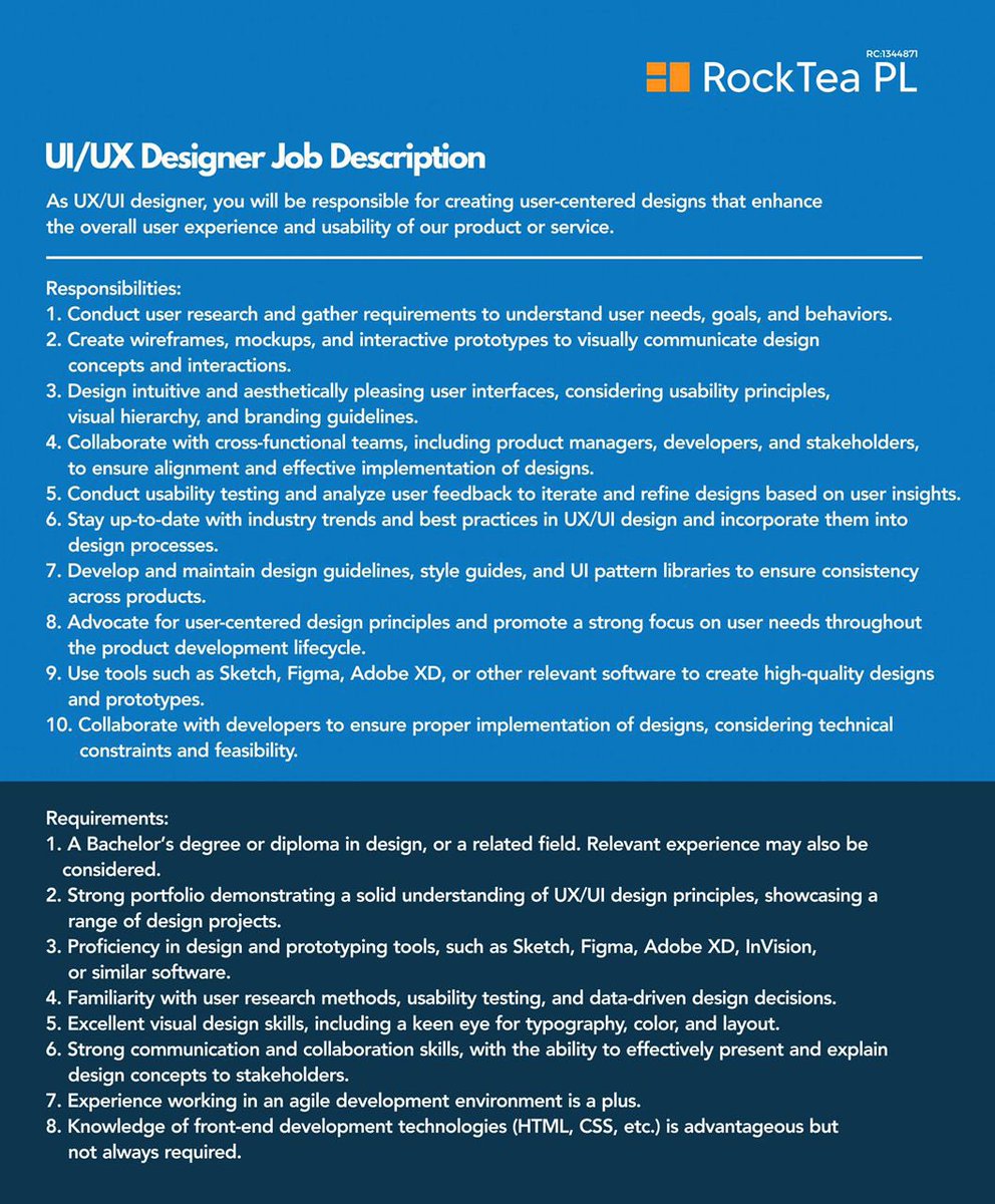 official_cumi's tweet photo. Hiring!!

The following roles are open:
- Full Stack Developer 
- Backend Developer
- CTO
- UI/UX Designer. 

Kindly check the images and see if you meet the requirements. https://t.co/CqbJdilkLK