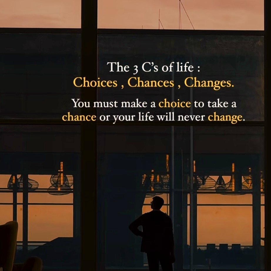 3 C's of life ❤️