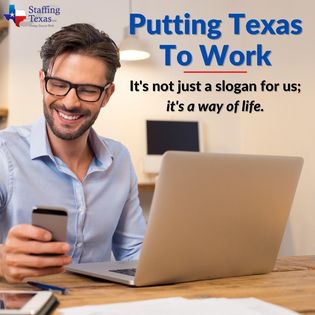 As a leading temporary staffing agency in Texas, we pride ourselves on putting our people first and delivering results with integrity, safety, and transparency. 
Browse our job board: nsl.ink/dfWh
#StaffingTexas #PuttingTexasToWork #TexasJobs #JobHunting #WeAreHiring