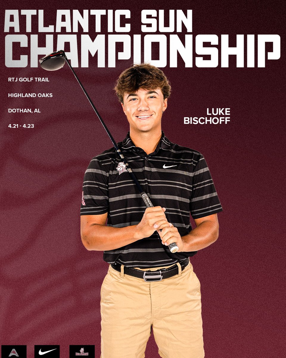 Here we go❗️

🏆 ASUN Championship
📍 Dothan, AL
⛳️ RTJ Golf Trail, Highland Oaks
🆚 Field of 12
🗓️ April 21-23
📊 bit.ly/3xER9xb

⚔️ #SwordsUpBU ⚔️