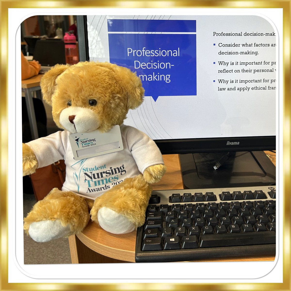 Stan is reflecting back on when he was a bear with ‘no name’. He now realises how identity is important, he has learnt some valuable lessons also about what a professional is.@NursingTimes #SNTABear