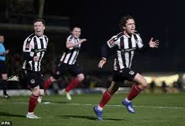 CallumHallett6's tweet photo. Grimsby Town 3-0 Luton Town

Grimsby smash soon-to-be Premier League Luton 3-0 in a season where they made it all the way to the quarter finals!

A memorable game for their fans. 

#GTFC https://t.co/g5QFcRnSnc