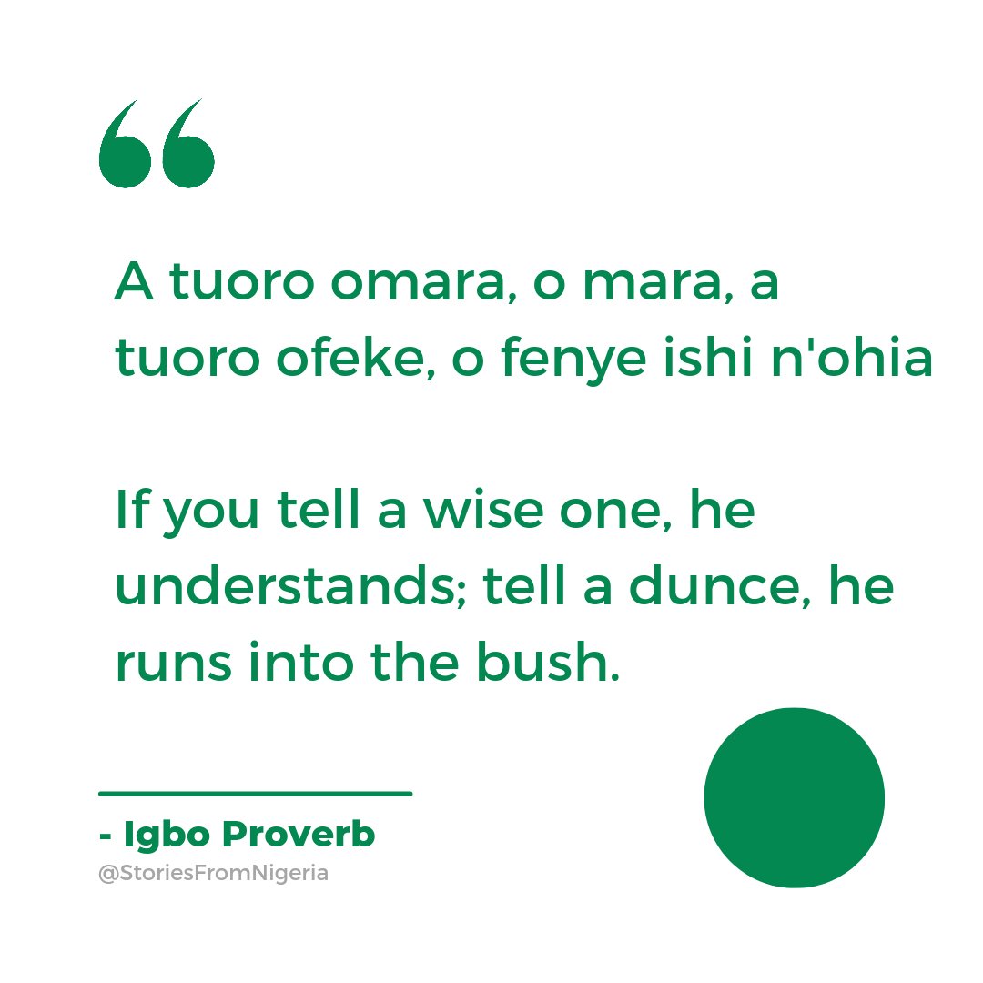 Speak wisdom where it's valued, let folly find its own way
 🌟

 #WisdomWins #ChooseYourAudience
#igboproverbs
#storiesfromnigeria
#viral
#nigerianproverbs
#motivation 
#explore
#nigeria
#quoteoftheday
#storiesfromnigeria