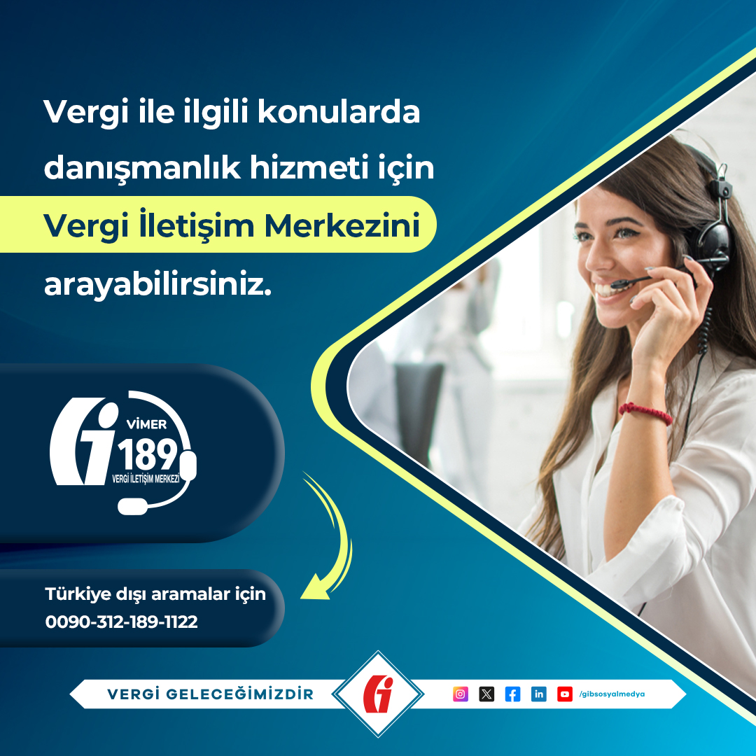 #VİMER #VergiİletişimMerkezi gib.gov.tr/vergi_iletisim… #GİB #VergiGeleceğimizdir