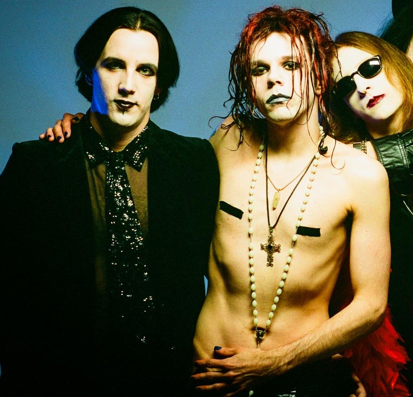 Happy Birthday to <a href="/kirk/">kirk wilder</a>.wiseman.3 He's the one on the left, I'm that fat guy in the middle, and on the right is our boy Layne/Bill Zuber who is missed dearly. 
#vampirelovedolls #goth #ohmy