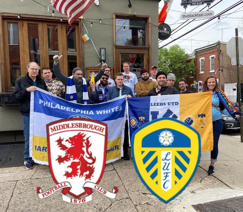 Join us at The Black Taxi this Monday, April 22nd at 3pm for Middlesbrough v. Leeds United.
This match is on ESPN+
MOT!
The Black Taxi
747 N. 25th Street
Philadelphia, PA 19130