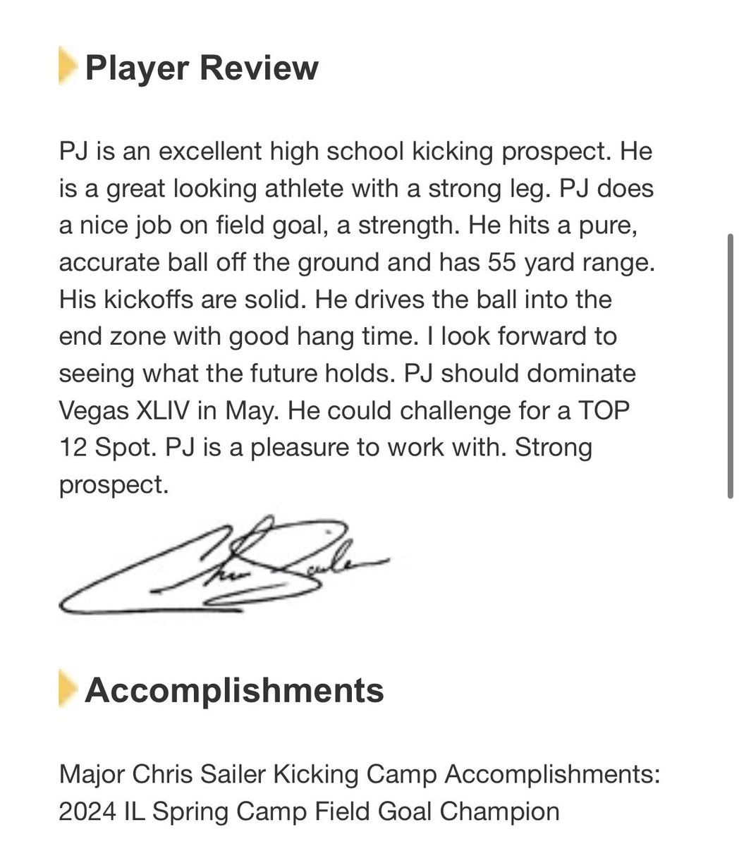 Very happy to be ranked a 4.5 ⭐️ kicker, #63 in 🇺🇸 and #2 in Indiana by @Chris_Sailer. #AGTG @FootballAndrean @andrean59ers