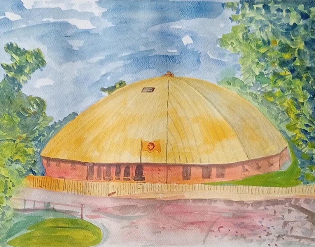 Landmarks of Skem

I am focusing on the Dome in Skelmersdale as part of my online coverage for my current exhibition that runs until the 2nd of May 2024 at Skelmersdale Library. #transcendentalmeditation #maharishi #maharishidome #skelmersdale #art #watercolourpainting #fineart