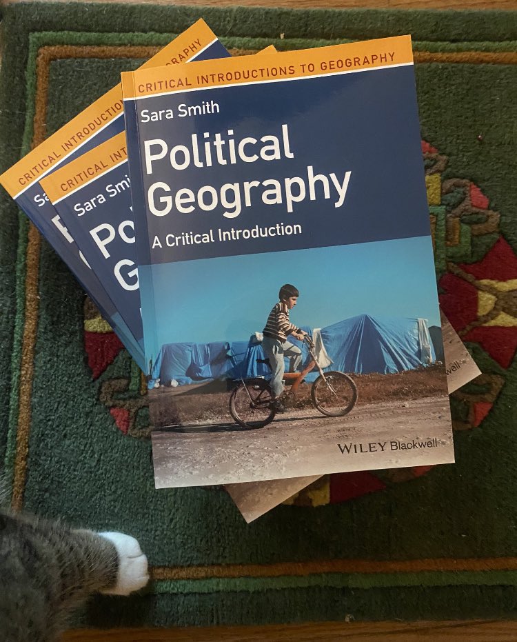 Very grateful for this engagement with my political geography book! As it came out in pandemic &amp; is a different kind of book I sometimes feel it went into a void. Thank you!! 🙏“What’s the purpose of teaching political geography?” @Pol_Geog_Jl sciencedirect.com/science/articl…