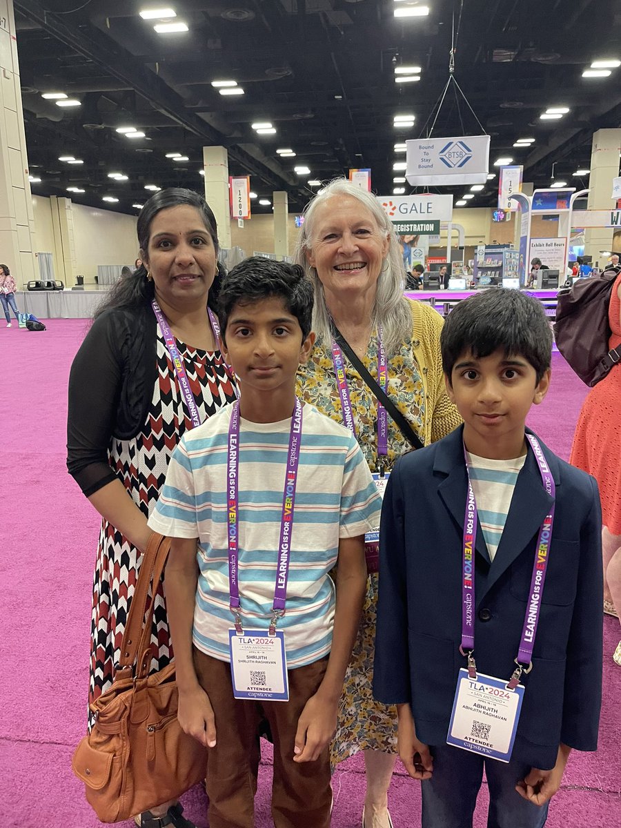 Super excited to represent <a href="/CRECoyotes/">Canyon Ranch Elementary</a> @coppellisd <a href="/CISDlib/">Coppell ISD Libraries</a> <a href="/TXLA/">Texas Library Assn.</a> <a href="/TBABooks/">TX Bluebonnet Award</a> luncheon today! <a href="/PtoCre/">CRE PTO</a>