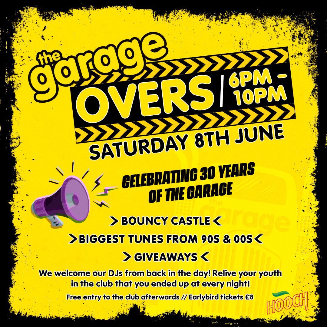 Get ready for... GARAGE OVERS! Celebrate 30 years of memories and music! Relive the good times with a nostalgic evening old school DJs from 6pm till 10pm. It's the perfect way to kick off your weekend while still making the last train home. @DonaldCMacleod