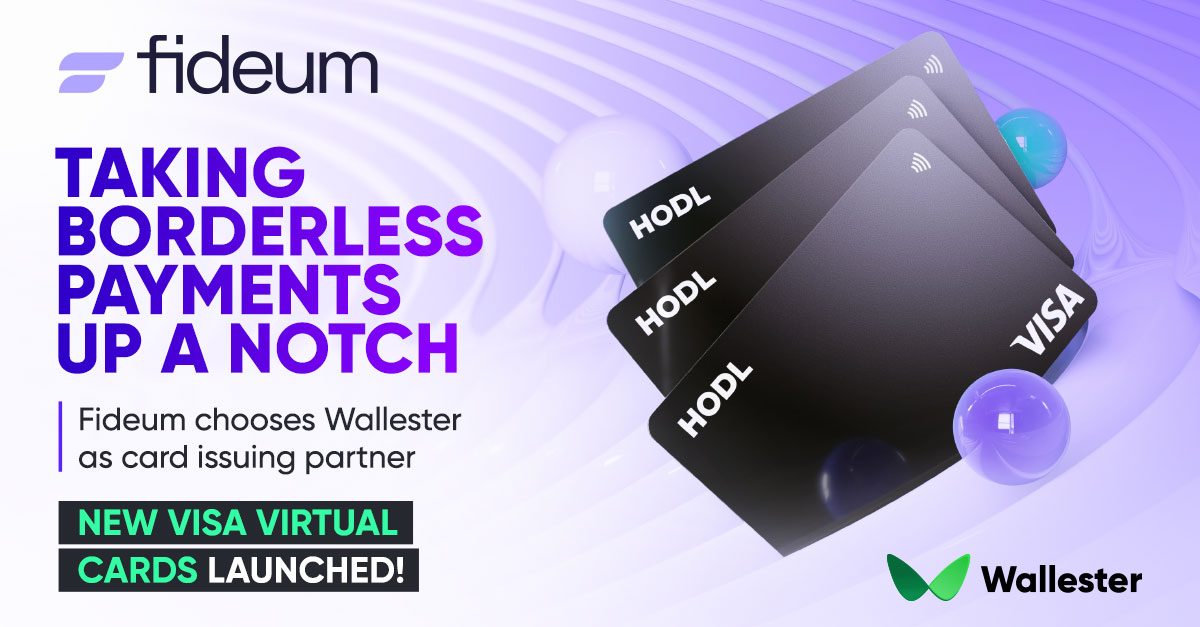 🎉 @FideumHQ  has selected #Wallester as its card issuing partner, propelling the launch of new #Visa Debit cards! 💳

Learn more about this launch here: ⇢ t.ly/eiPLp
Dive into @FideumHQ  to find out more: ⇢ blockbank.ai
#Wallester #Fideum #Visa #Fintech