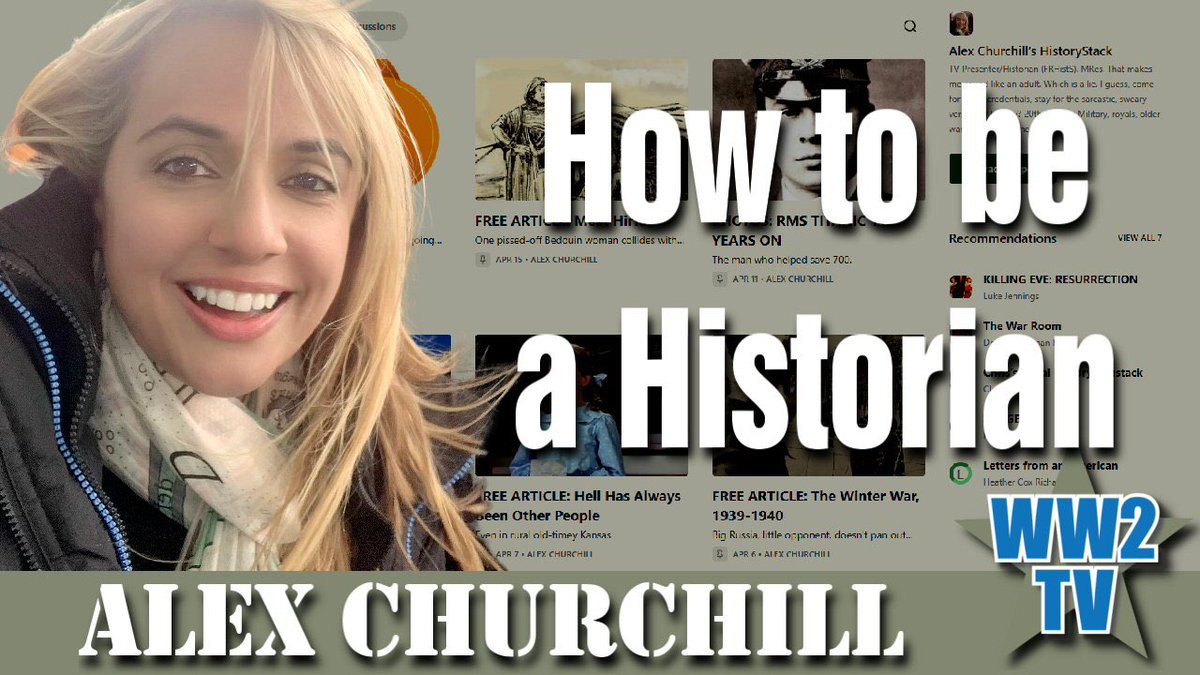 Very much looking forward to chatting to @WW2TV about lesser known #WW2 rabbit holes and trying to do this job outside of Academia. m.youtube.com/live/oO8KUlRIj…