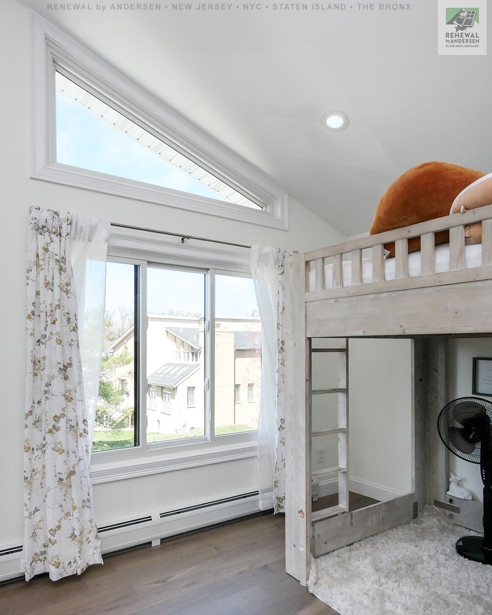 Splendid kids bedroom with new sliding window and specialty window above
. . . . . . . . . .
Find out more about getting new windows for your home -- Contact Us Today: (844) 245-2799 -- Renewal by Andersen New Jersey, NYC, Staten Island and The Bronx
#contractor #windows