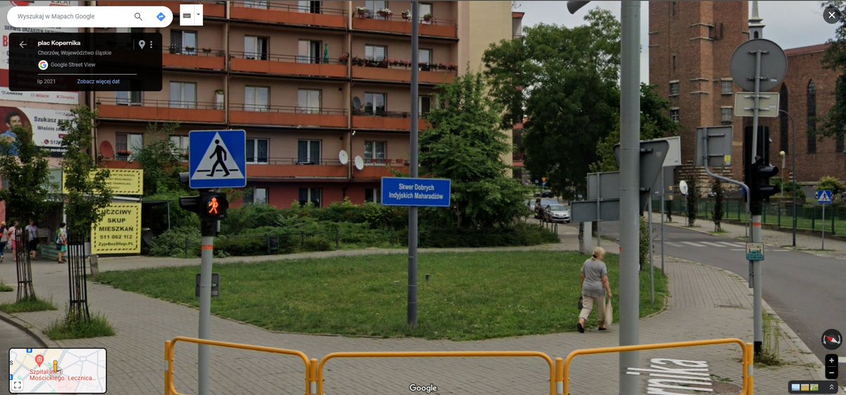 Mixturiusz's tweet photo. @mathrunner7 @stats_feed There is also “Good Maharaja's Square” too in Chorzów, Poland https://t.co/r3FJWA0UAj