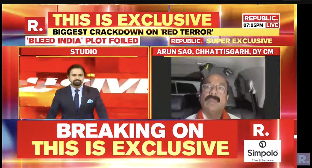 We are committed to making Bastar Naxal-free. Peace is necessary for development in the region: Arun Sao, Deputy CM of Chhattisgarh (@ArunSao3) Tune in here to watch #ThisIsExclusive with @shawansen - youtube.com/watch?v=5RpbZK…