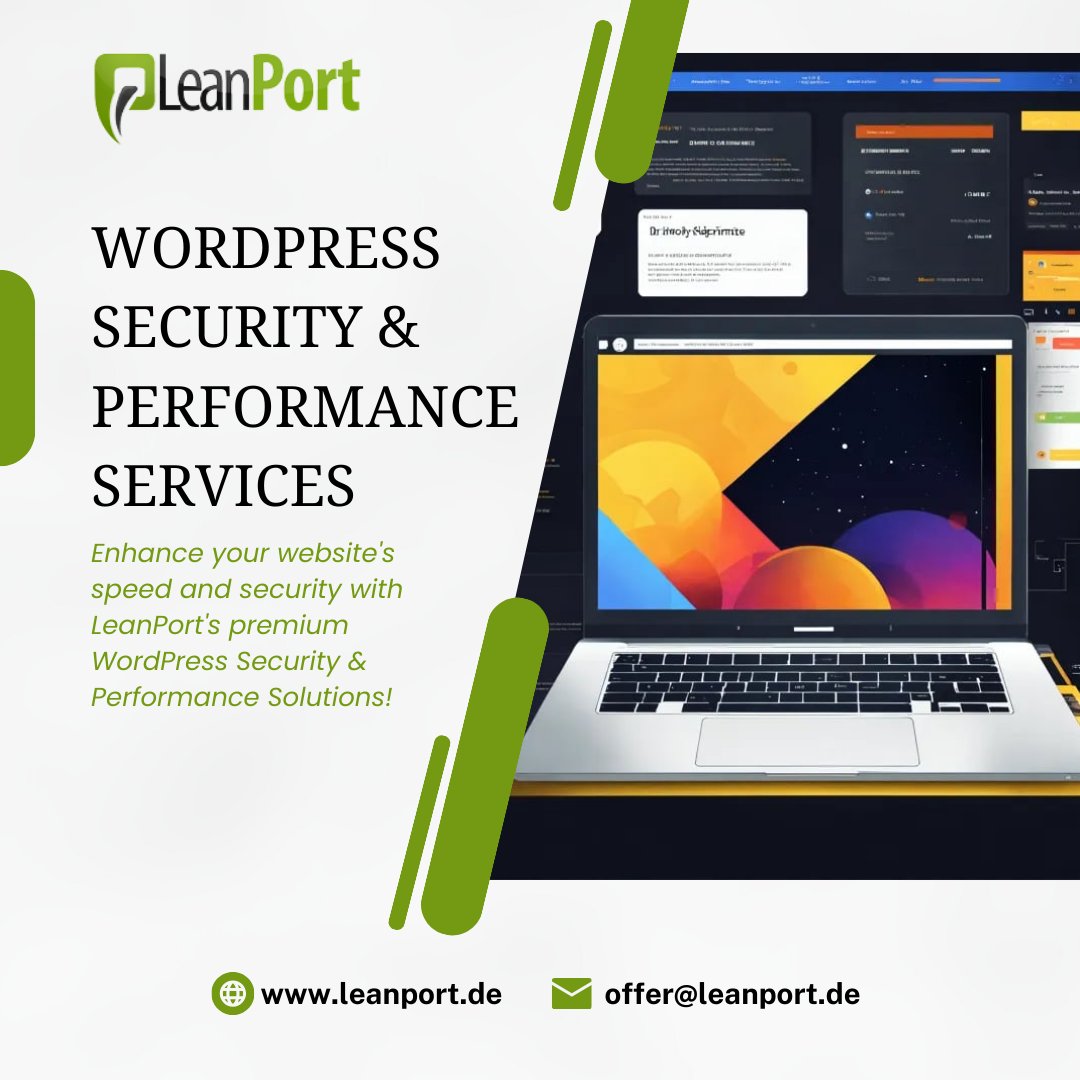 LeanportDigital's tweet photo. Is your website feeling sluggish and vulnerable? LeanPort has the solution!

Elevate your site's speed and security with our premium WordPress solutions. Let us handle the tech so you can focus on business!

#wordpresssecurity #websiteperformance #securitysolutions #leanport https://t.co/pz7FPtEWL7