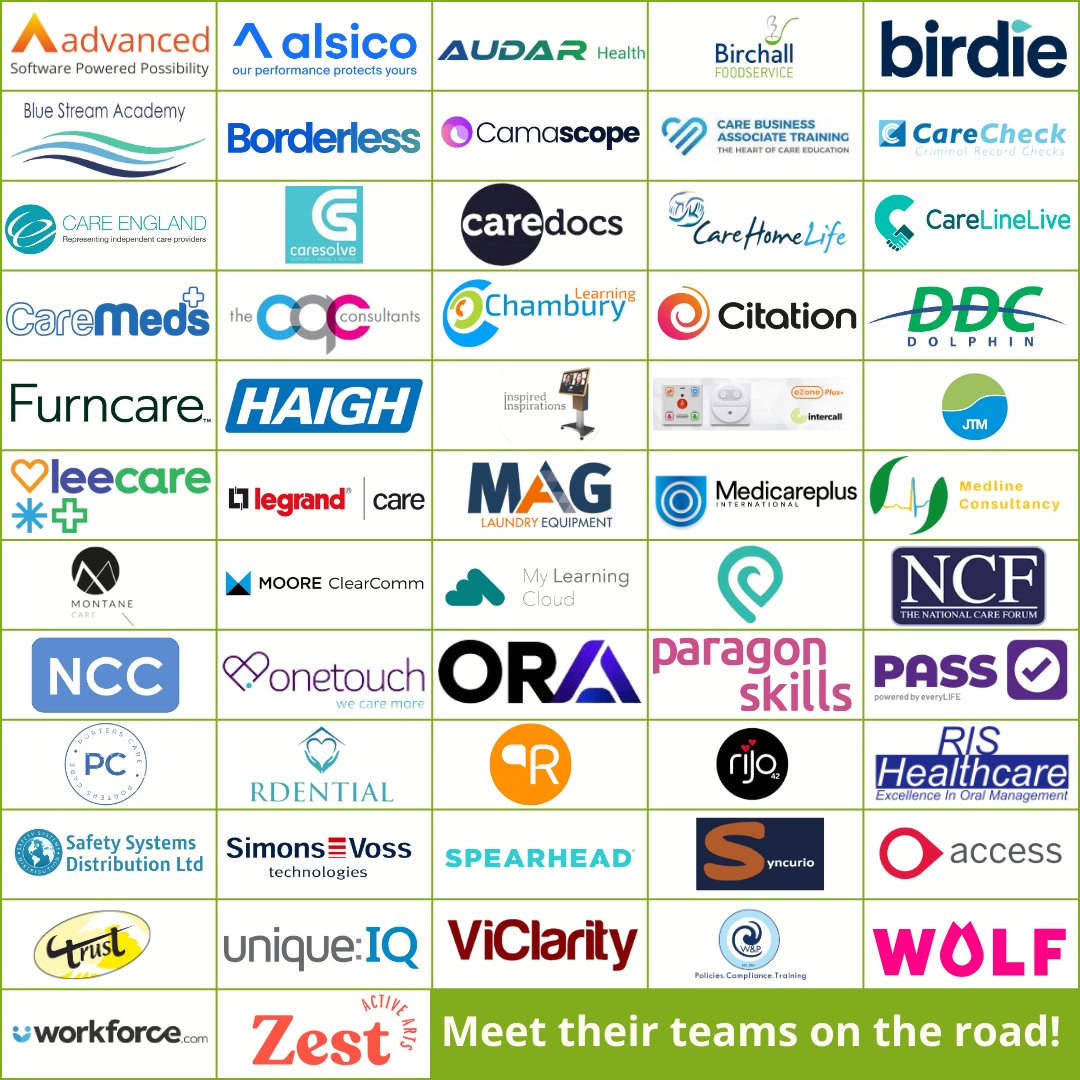 With just over a month to go until Care Roadshow Midlands & North West we want to remind you about our extraordinary exhibitors! They will be showcasing their products and services with the aim of improving your care setting. Register here> careroadshows-2024.reg.buzz/nca