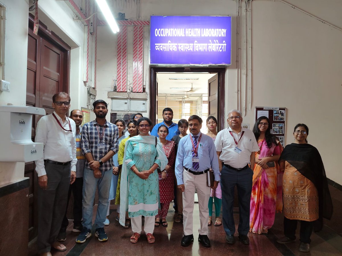 aiihphkolkata's tweet photo. One day training program on "Basics of Occupational Health and Safety" for https://t.co/37FCS34H2X Physiology Students and Research Scholars of Kalyani University was conducted on 18th April,2024. Dr.M.Sahu, Associate Professor and HoD delivered the Welcome Address. https://t.co/48xXw9Era7